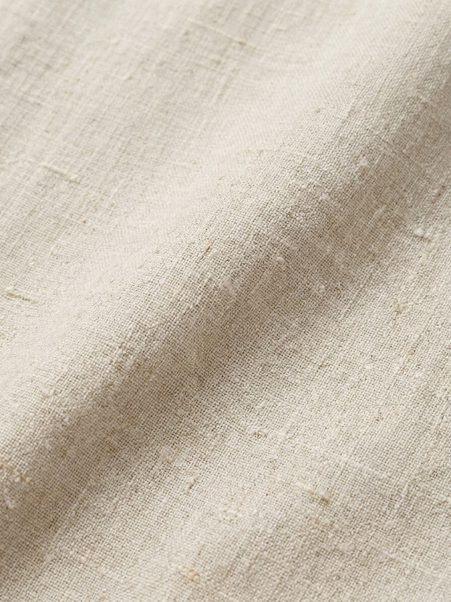 Tavira Men's Flax-Cotton Pants — naturalbeige — detail