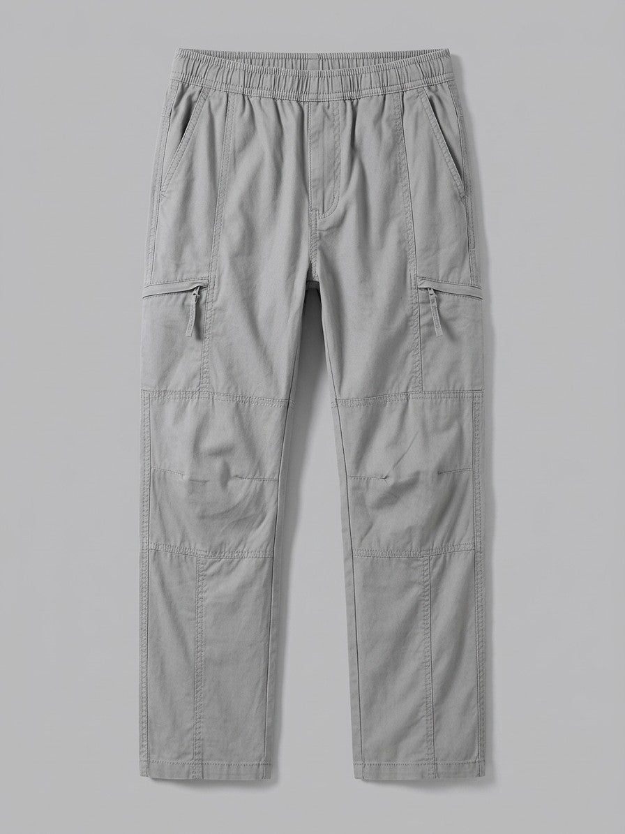 Teramo Men's Six-Pocket Straight Cargo Pants — lightgrey — packshot