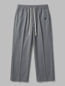 Thiene Men's Wide-Leg Pintuck Drawstring Trousers