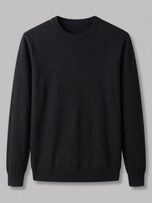 Todi Men's Textured Crew Neck Sweater