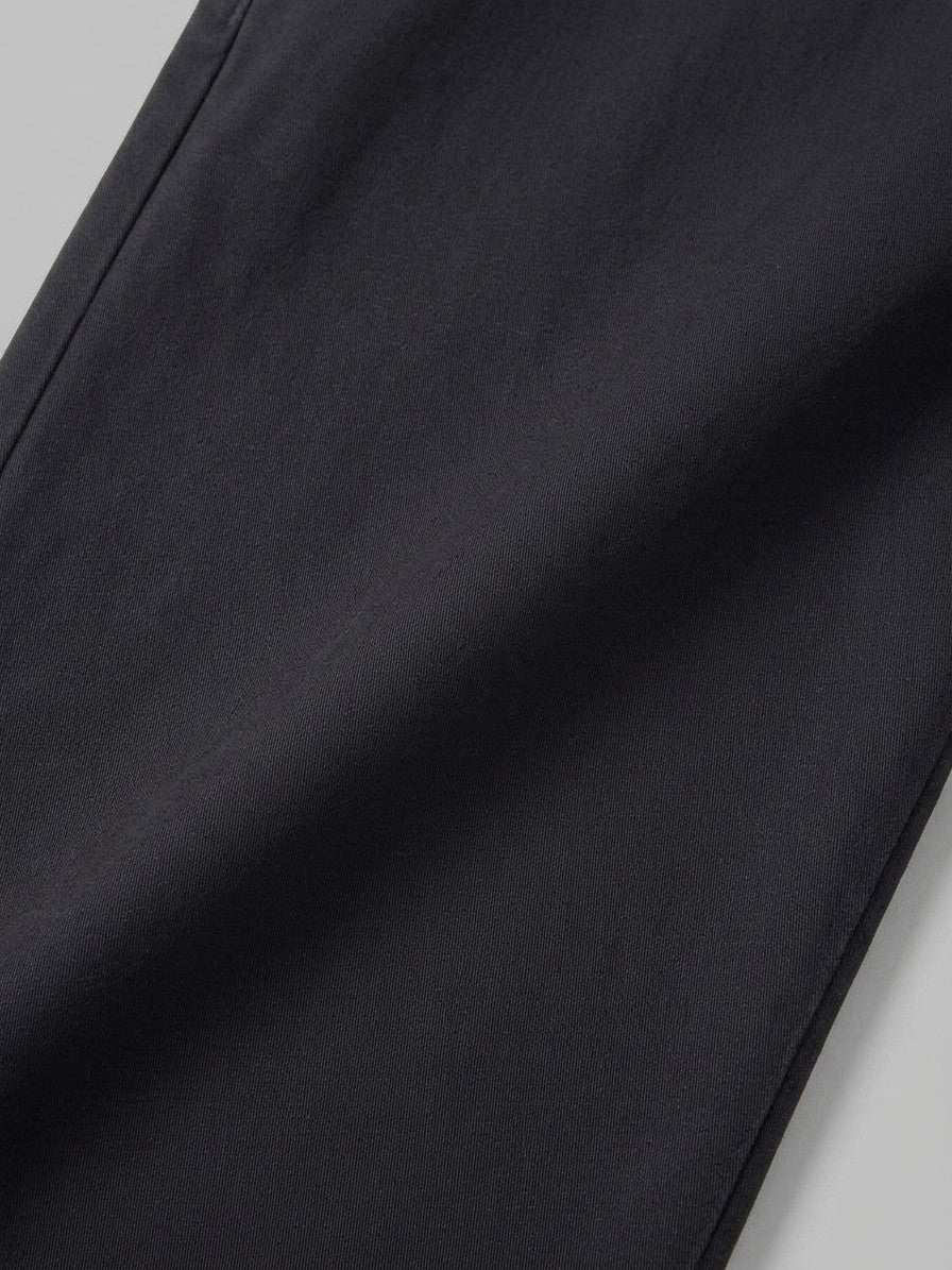 Torino Men's Stretch Chinos — black — detail