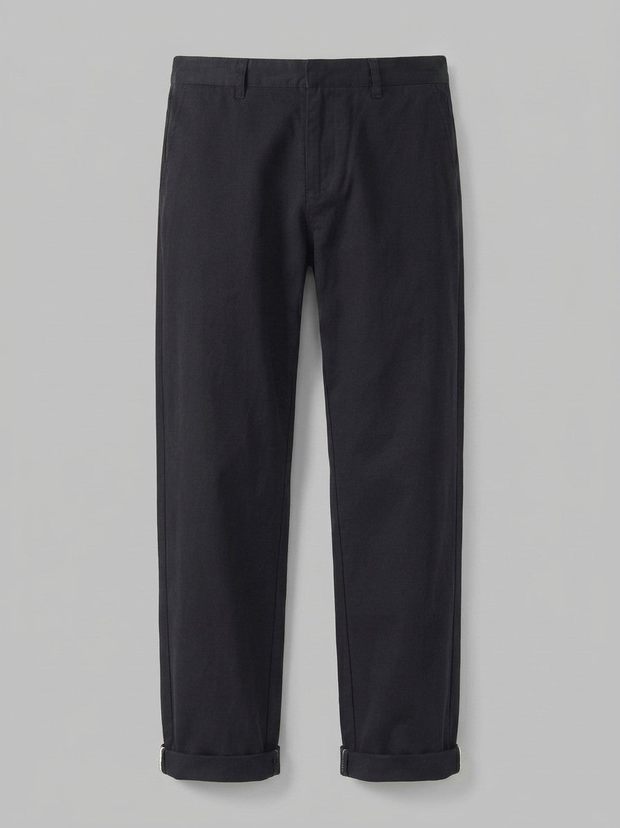 Torino Men's Stretch Chinos — black — packshot