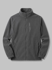 Trevignano Men's Stand-Collar Zip Fleece Jacket