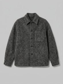 Ussita Men's Brushed Wool-Blend Shirt Jacket