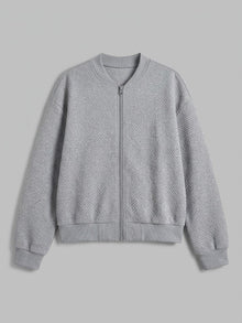 Valdobbiadene Women's Textured Knit Bomber Jacket