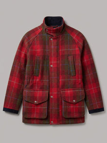 Valeggio Men's Tartan Wool Field Jacket