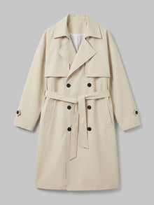 Venafro Men's Oversized Belted Trench Coat