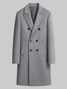 Manteau croisé en mélange de laine pour homme Vercelli