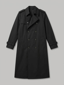 Vernazza Men's Longline Double-Breasted Trench Coat