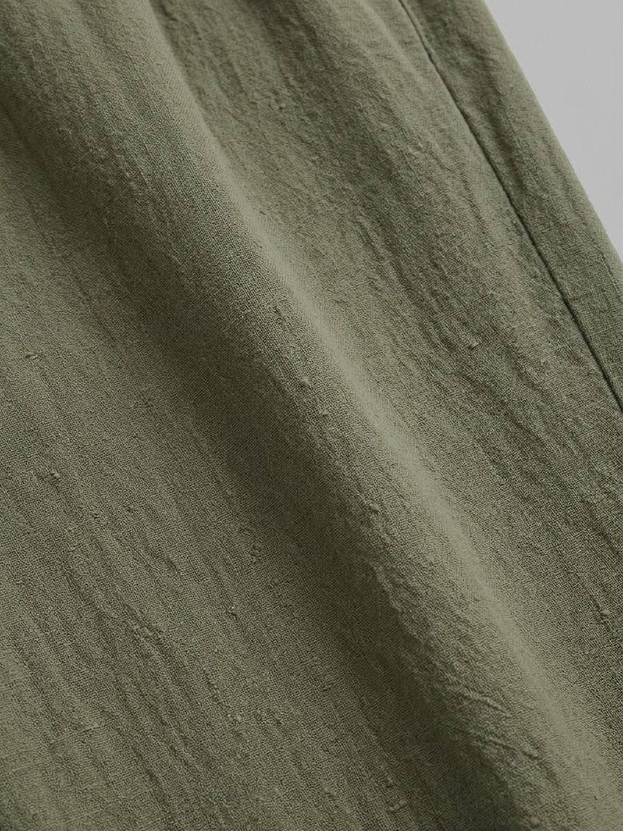 Verona Men's Drawstring Pants — olivegreen — detail