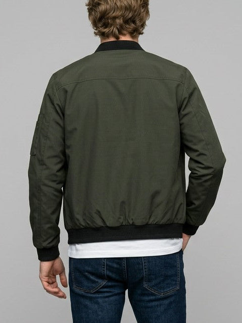 Vieste Men's Lightweight Bomber Jacket — armygreen — back