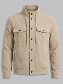 Vigevano Herren-Cordjacke mit Knopfleiste