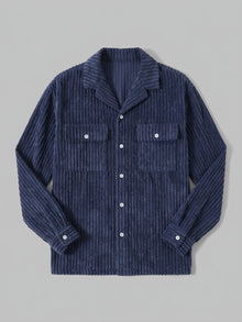 Vinci Men's Wide-Wale Corduroy Shirt Jacket